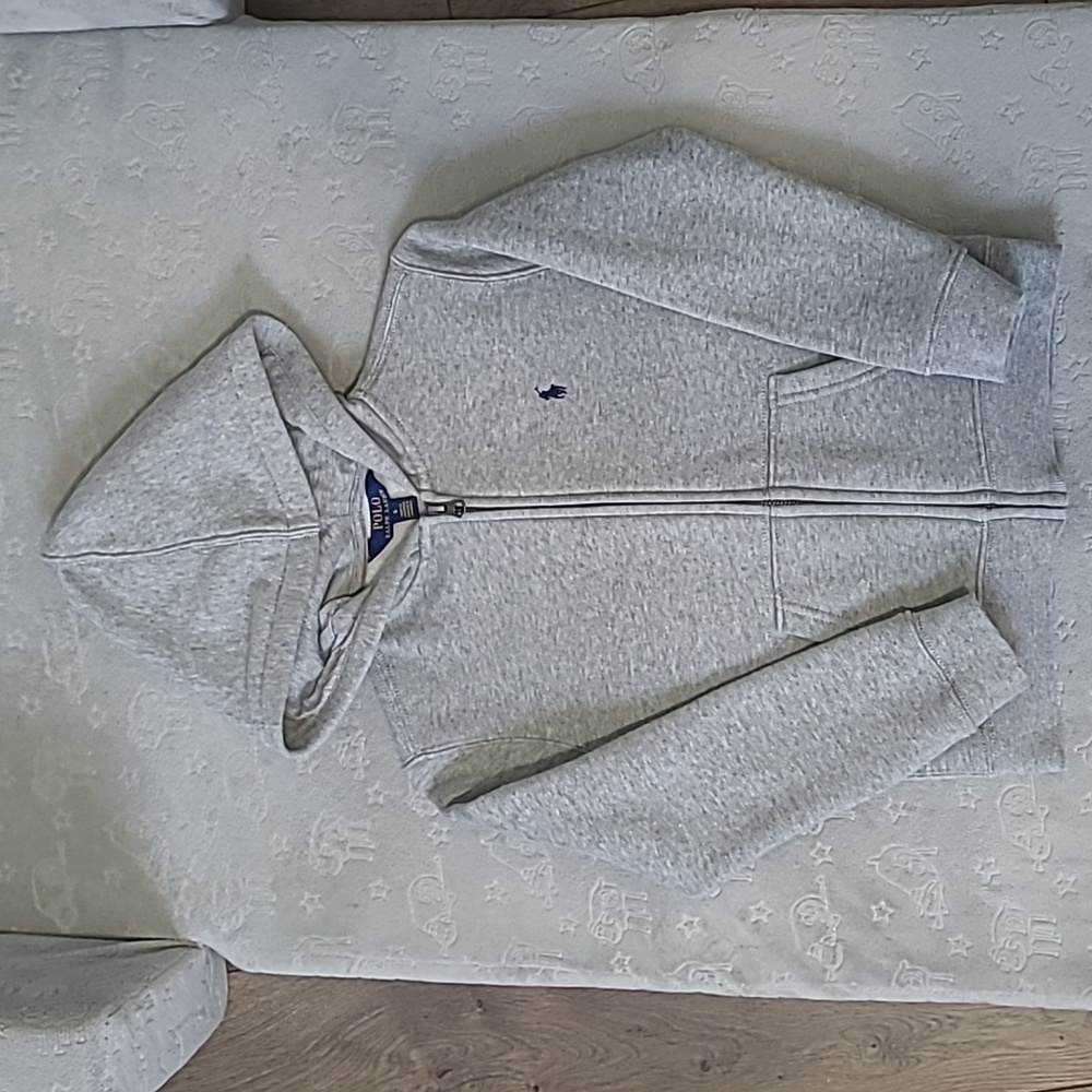 Toddler Polo Zippered Hoodie